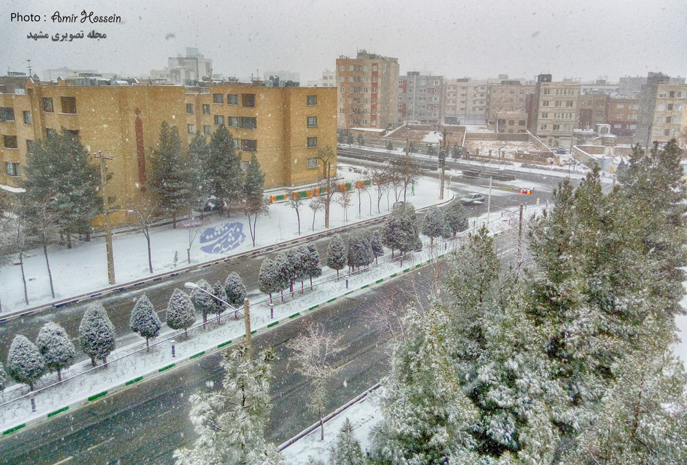 برف پاییزی مشهد (جمعه برفی مشهد)